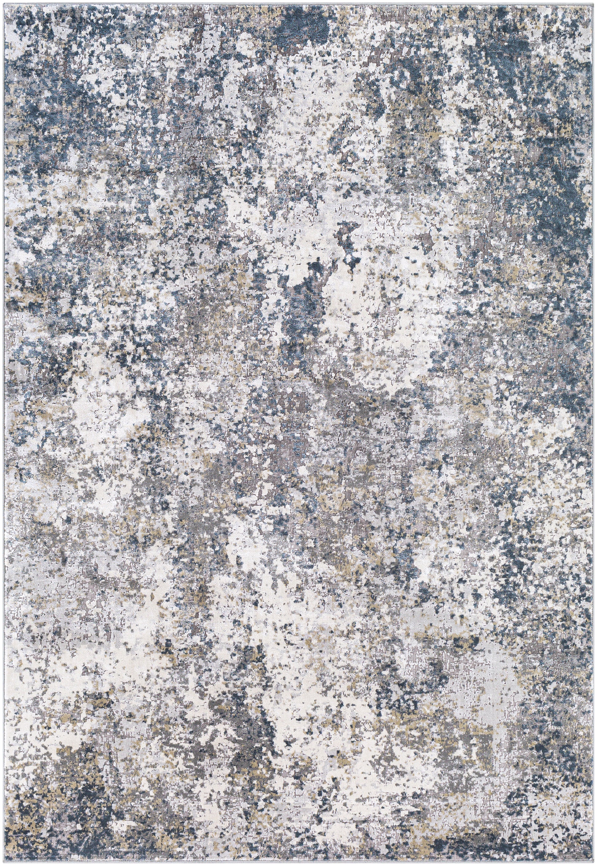 Surya Norland Nld-2306 Charcoal, Light Gray, Navy, Cream Area Rug