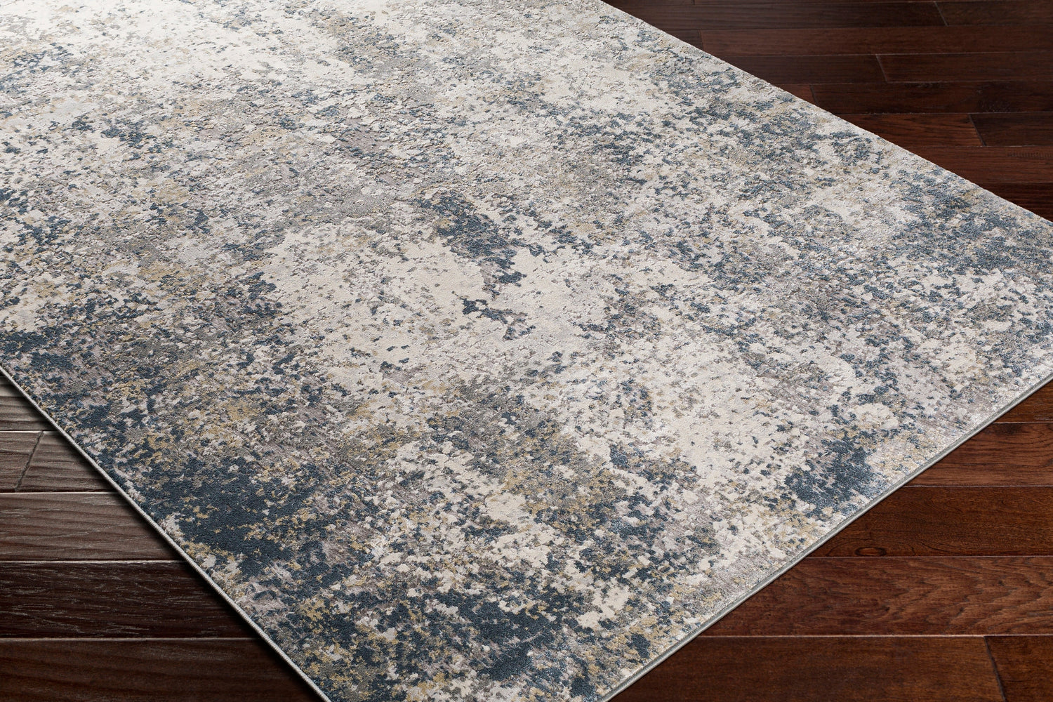 Surya Norland Nld-2306 Charcoal, Light Gray, Navy, Cream Rugs.