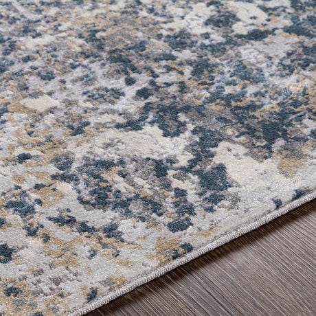 Surya Norland Nld-2306 Charcoal, Light Gray, Navy, Cream Rugs.