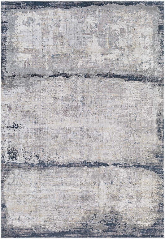 Surya Norland Nld-2307 Charcoal, Light Gray, Khaki, Cream Area Rug