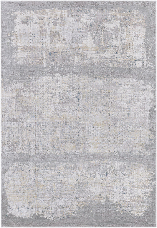 Surya Norland Nld-2308 Light Gray, Charcoal, Cream, Khaki Area Rug