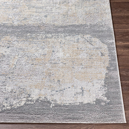 Surya Norland Nld-2308 Light Gray, Charcoal, Cream, Khaki Area Rug