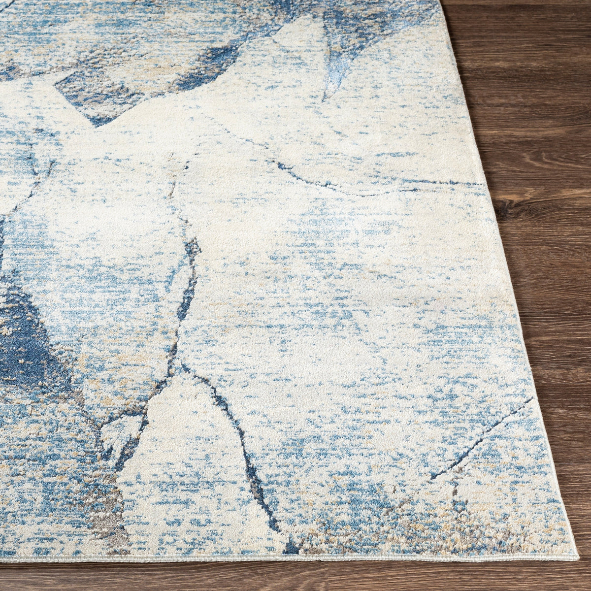 Surya Norland Nld-2309 Light Gray, Charcoal, Butter, Denim Rugs.