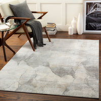 Surya Norland Nld-2310 Light Gray, Charcoal, Cream, Khaki Area Rug