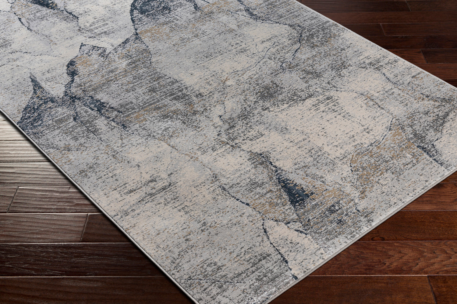 Surya Norland Nld-2311 Light Gray, Charcoal, Khaki, Butter Rugs.