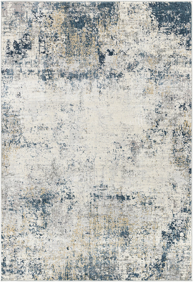 Surya Norland Nld-2312 Medium Gray, Charcoal, Denim, Beige Rugs.