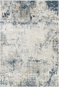 Surya Norland Nld-2312 Medium Gray, Charcoal, Denim, Beige Area Rug