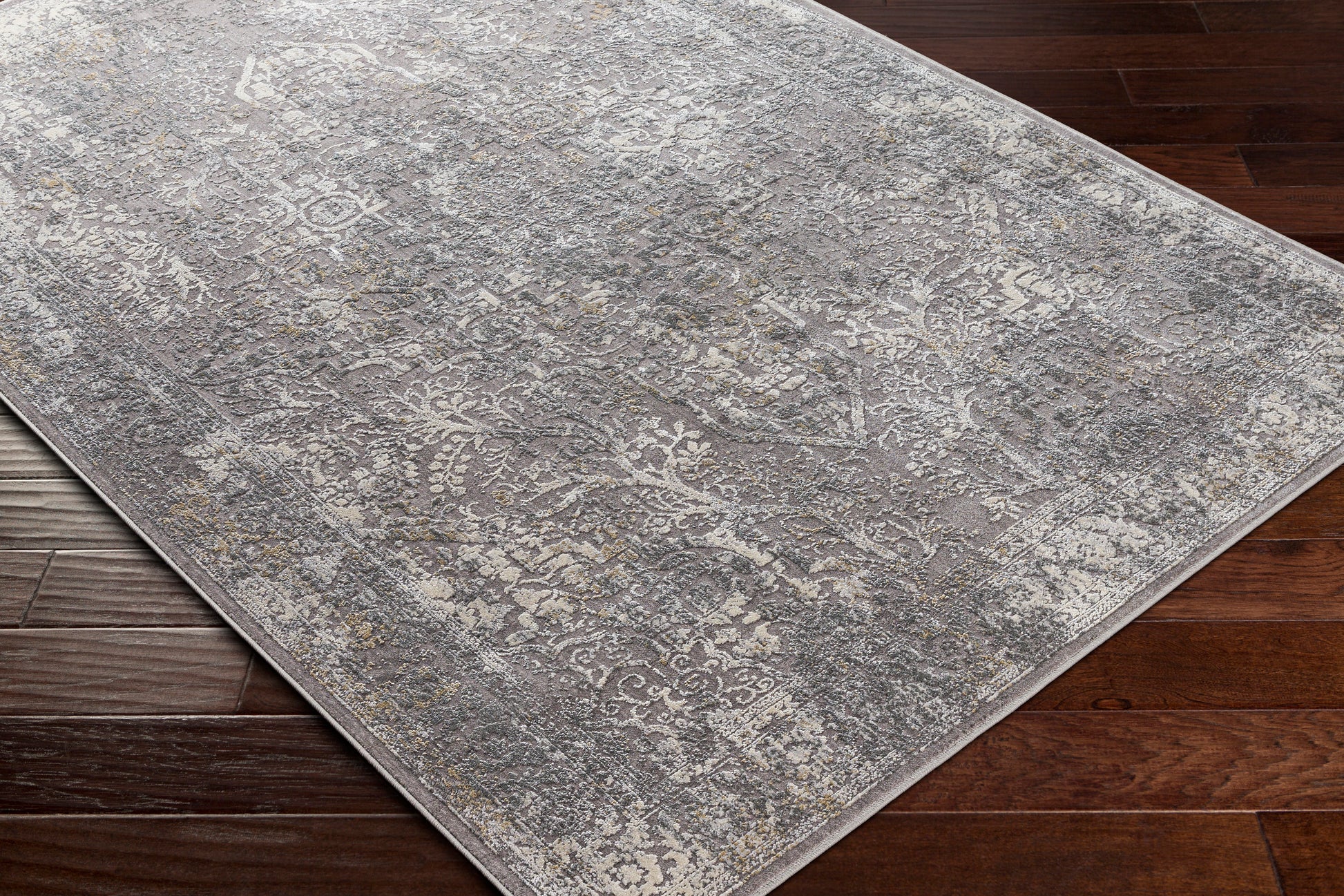 Surya Norland Nld-2313 Medium Gray, Cream, Khaki Area Rug