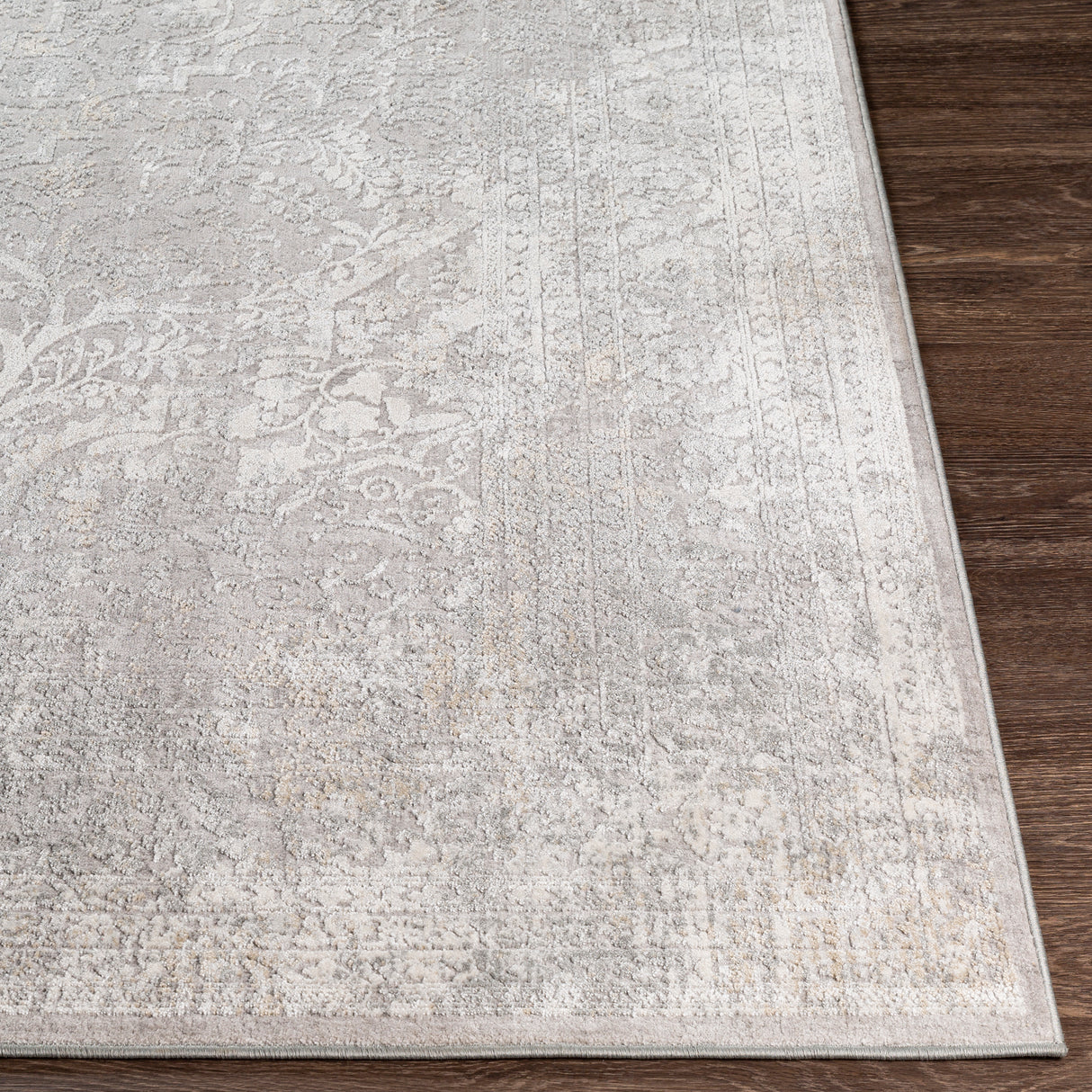 Surya Norland Nld-2313 Medium Gray, Cream, Khaki Rugs.