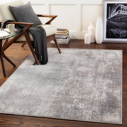 Surya Norland Nld-2313 Medium Gray, Cream, Khaki Area Rug