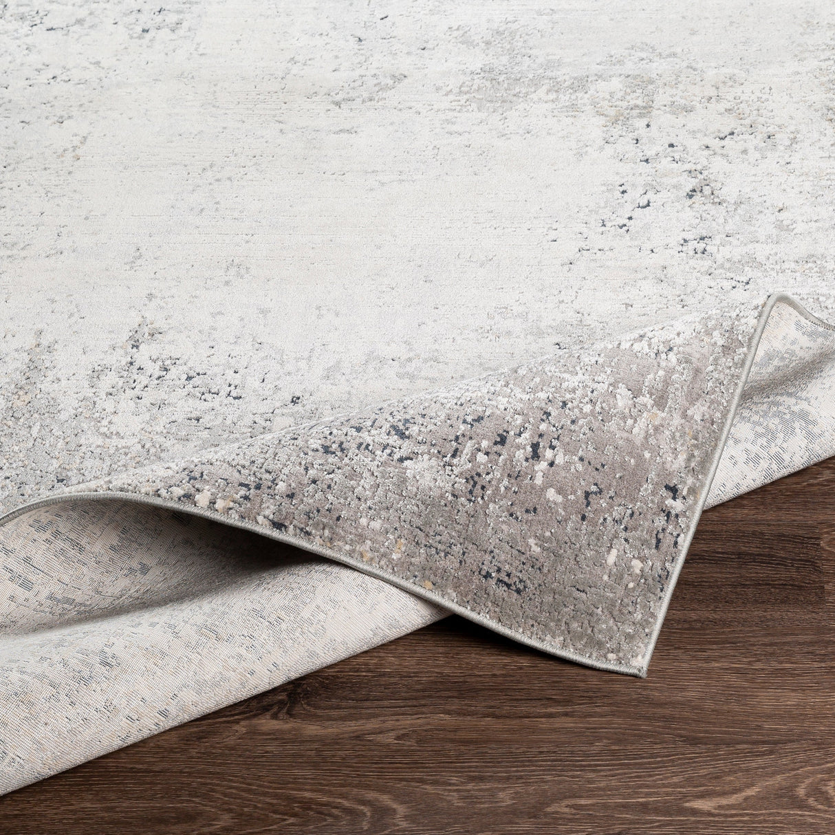 Surya Norland Nld-2314 Medium Gray, Charcoal, Cream, Beige Rugs.