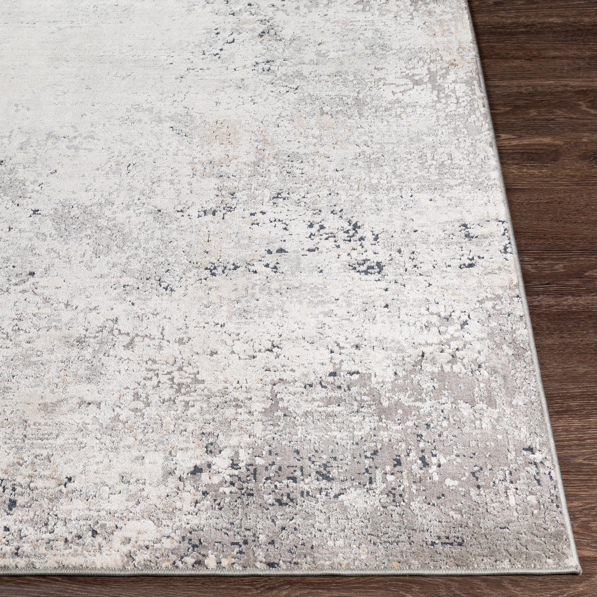 Surya Norland Nld-2314 Medium Gray, Charcoal, Cream, Beige Area Rug