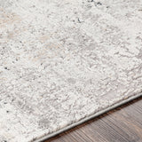 Surya Norland Nld-2314 Medium Gray, Charcoal, Cream, Beige Rugs.