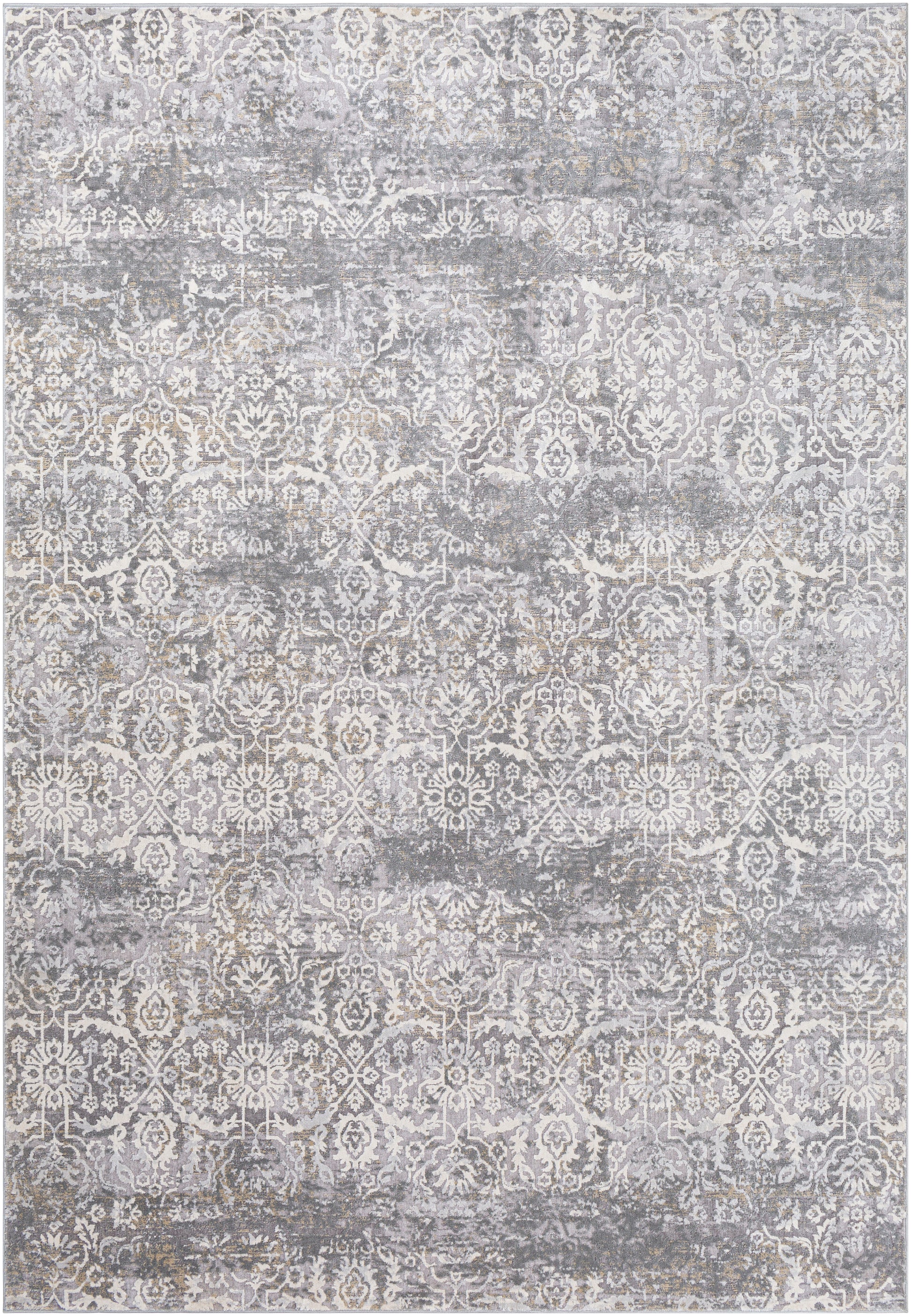 Surya Norland Nld-2315 Medium Gray, Cream, Beige, Khaki Area Rug