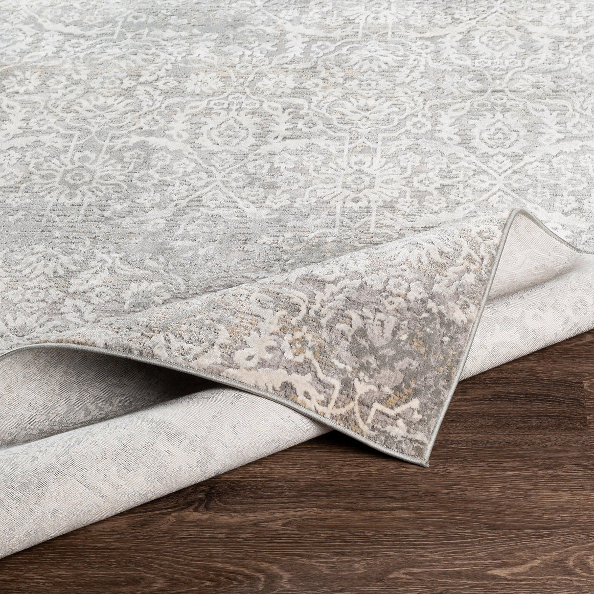 Surya Norland Nld-2315 Medium Gray, Cream, Beige, Khaki Rugs.
