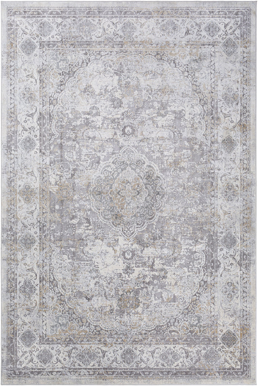 Surya Norland Nld-2318 Medium Gray, Cream, Khaki Area Rug