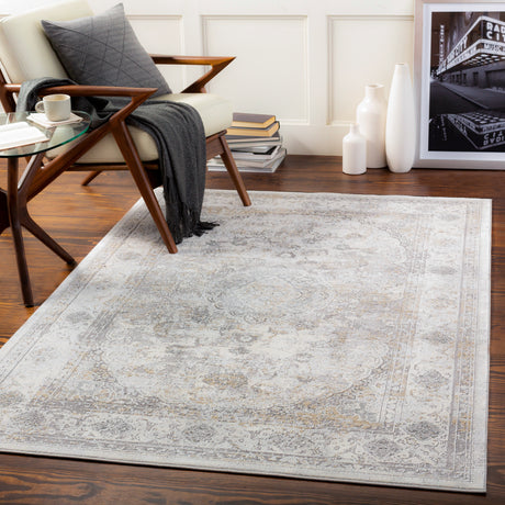 Surya Norland Nld-2318 Medium Gray, Cream, Khaki Rugs.