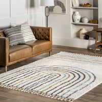 Nuloom Sina Rainbow Nsi1332A Beige Area Rug