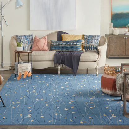 Nourison Grafix Grf15 Light Blue Area Rug