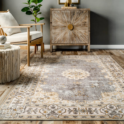 AreaRugs.com Wavaj Nwa1041C Light Gray Area Rug