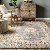 AreaRugs.com Wavaj Nwa1041C Light Gray Area Rug