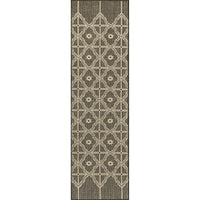 Nuloom Elara Global Inspired Trellis Nel1816A Charcoal Area Rug