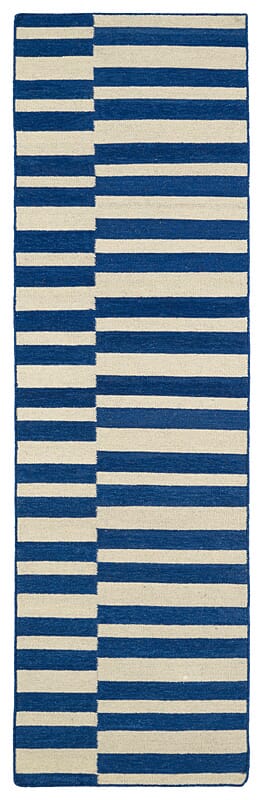 Kaleen Nomad Nom01 Navy (22) Striped Area Rug