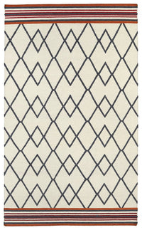 Kaleen Nomad Nom03 Ivory (01) Geometric Area Rug