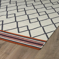 Kaleen Nomad Nom03 Ivory (01) Geometric Area Rug