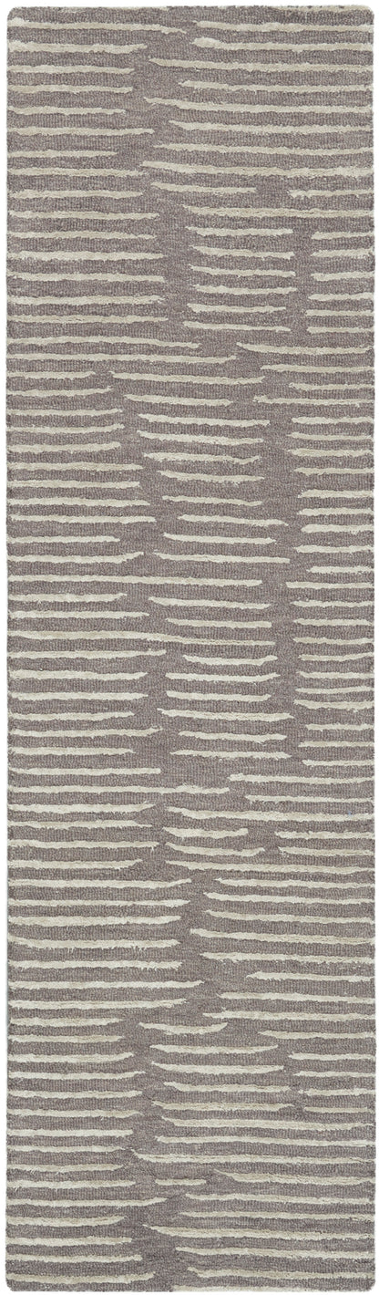 Calvin Klein Home Ck010 Linear Lnr01 Grey Area Rug