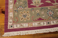 Nourison Nourmak Sk92 Burgundy Area Rug