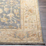Surya Normandy Noy-8007 Teal, Medium Gray, Cream, Light Gray Rugs.