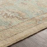 Surya Normandy Noy-8010 Seafoam, Cream, Dark Brown, Tan Rugs.