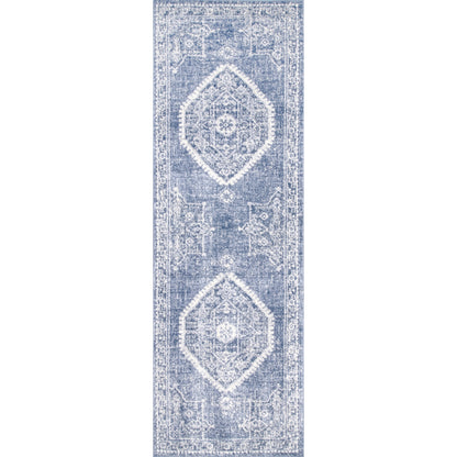 Nuloom Vintage Persian Isla Nvi3091A Blue Area Rug