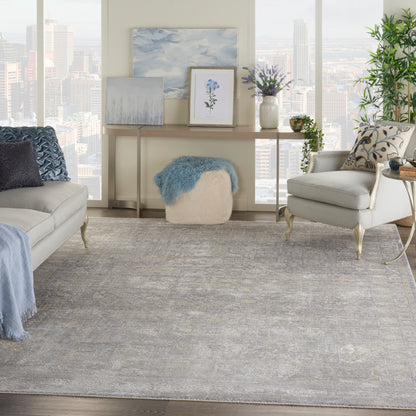 Nourison Lustrous Weave Luw02 Grey/Beige Area Rug