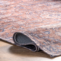 Nuloom Sariyah Printed Floral Nsa2611A Rust Area Rug