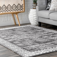 Nuloom Alberta Tribal Nal1509A Gray Area Rug