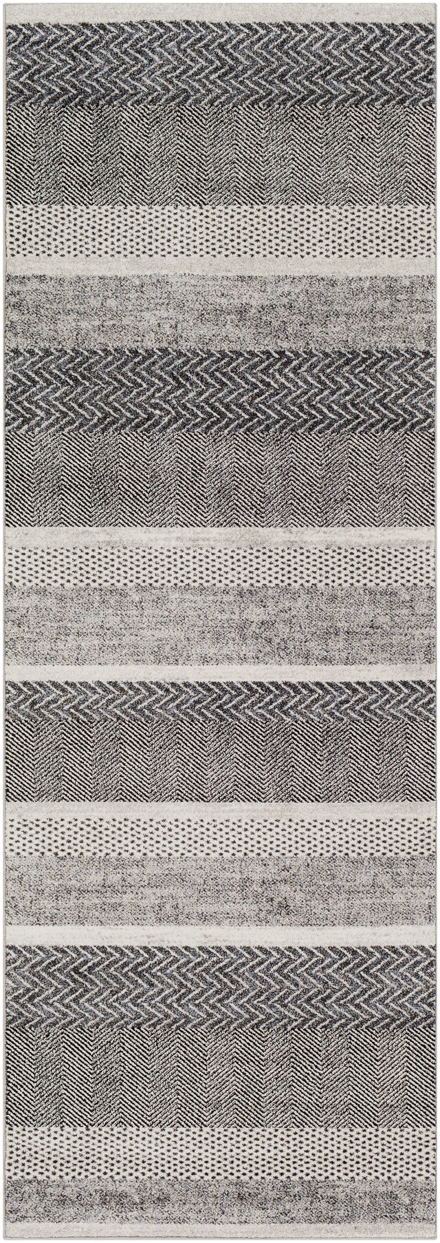 Surya Nepali Npi-2303 Black, Gray Rug.