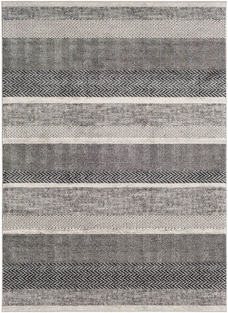 Surya Nepali Npi-2303 Black, Gray Rug.
