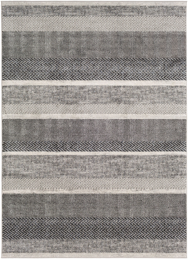 Surya Nepali Npi-2303 Black, Gray Rug.