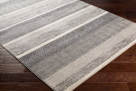 Surya Nepali Npi-2303 Black, Gray Rug.