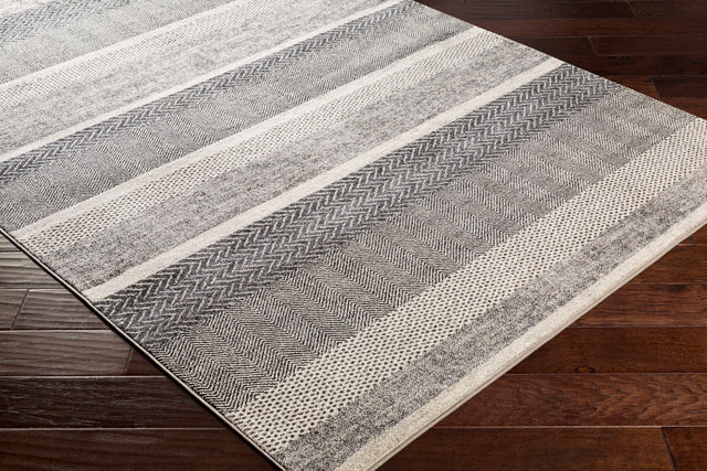 Surya Nepali Npi-2303 Black, Gray Rug.