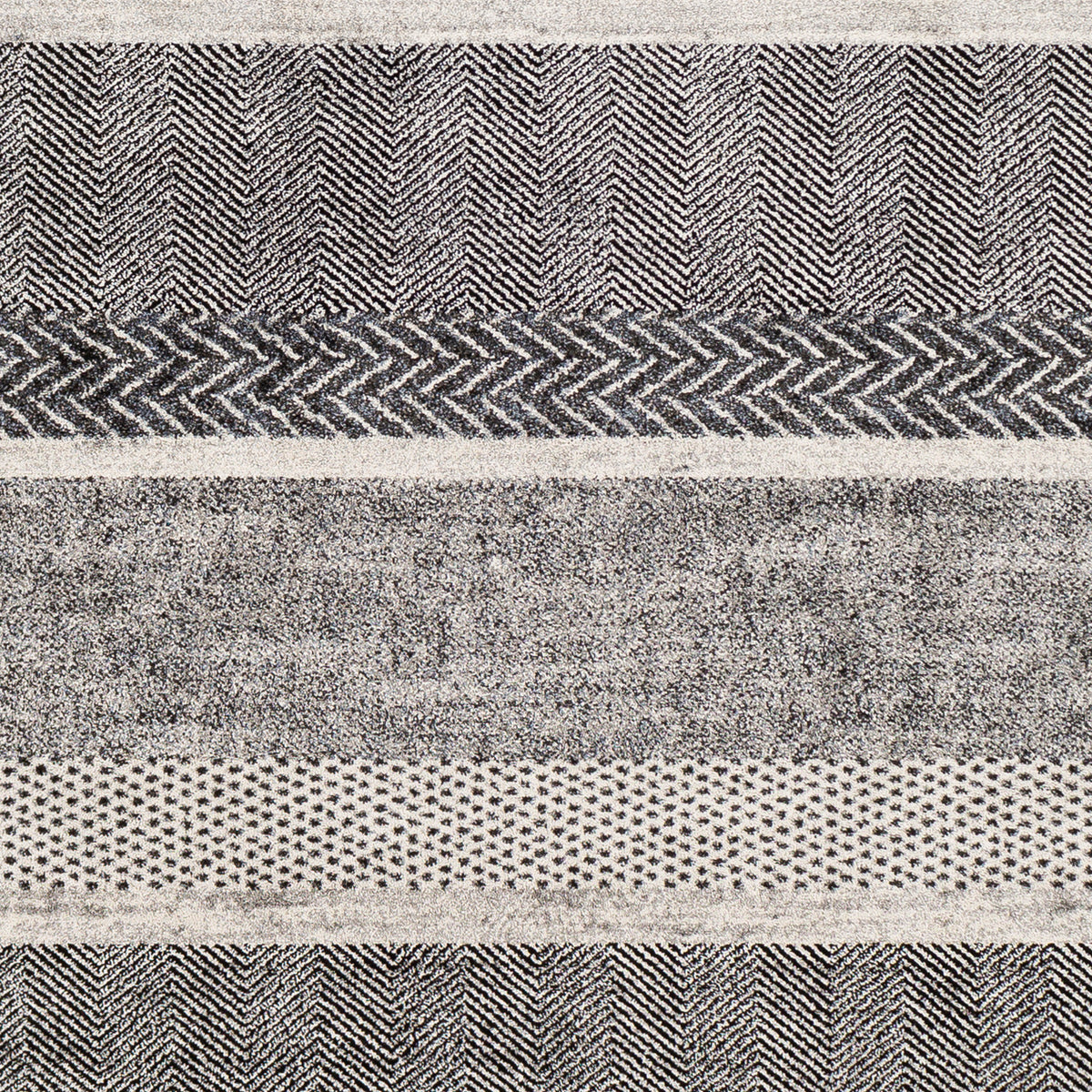 Surya Nepali Npi-2303 Black, Gray Rug.
