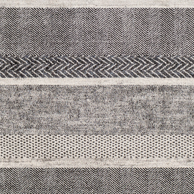 Surya Nepali Npi-2303 Black, Gray Rug.