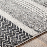 Surya Nepali Npi-2303 Black, Gray Rug.