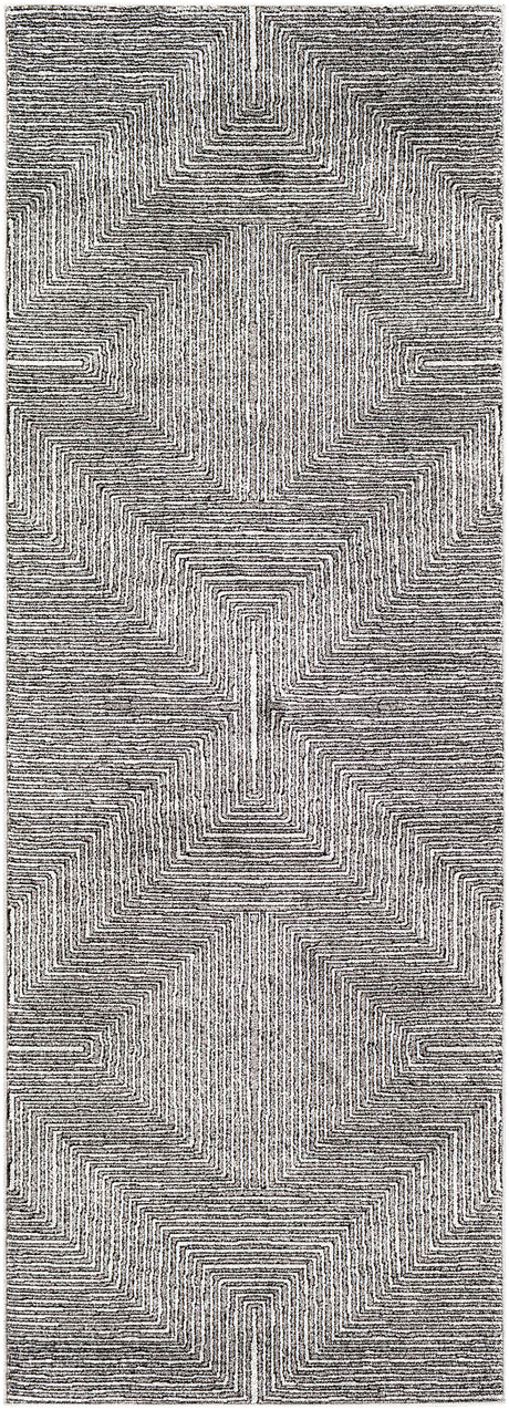 Surya Nepali Npi-2316 Black, Gray Rug.
