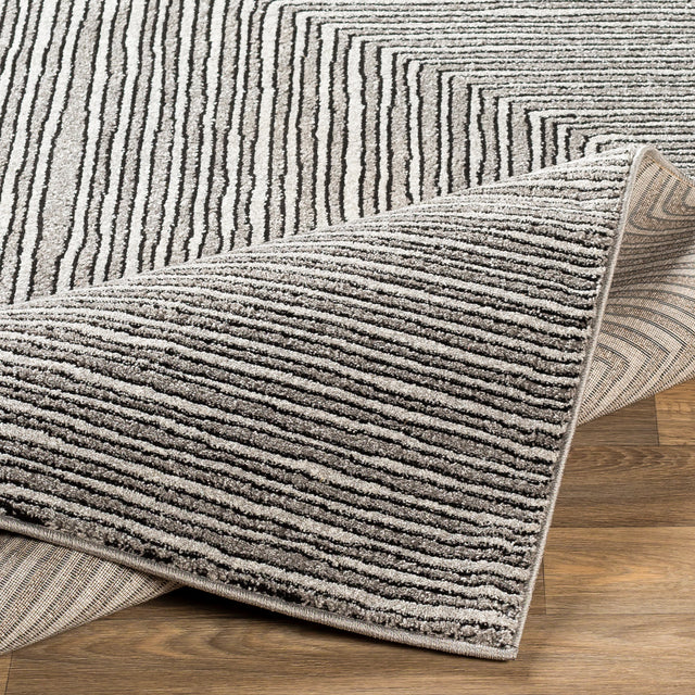 Surya Nepali Npi-2316 Black, Gray Rug.