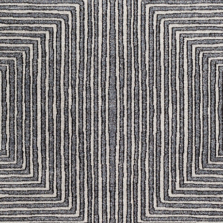 Surya Nepali Npi-2317 Medium Gray, Cream, Black Rugs.