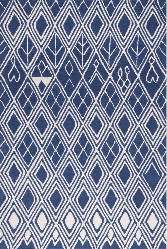 Nuloom Della Moroccan Nde2705A Blue Area Rug