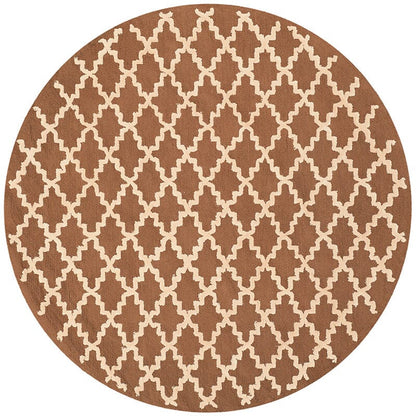 Safavieh Newport npt211c Chocolate / Ivory Geometric Area Rug